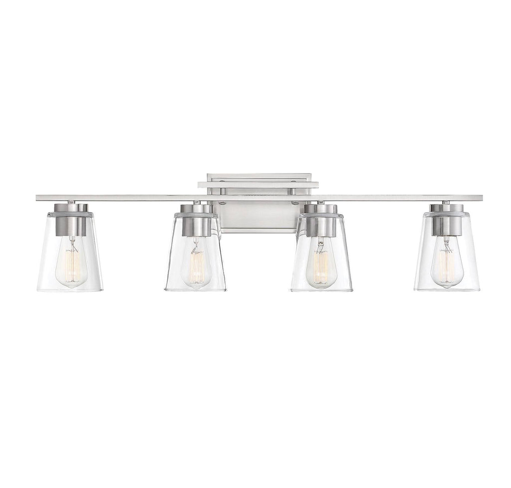 4 Light Satin Nickel Bath Bar I329930