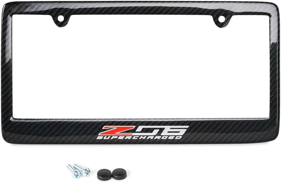 Carbon Fiber License Plate Frame Y8458