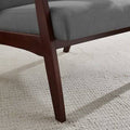 Light Gray 100% Linen Accent Chairs W4472