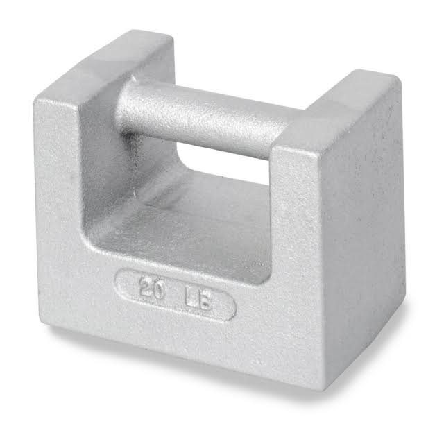 20 lb Class F Cast Iron Grip Handle Weight Z76635