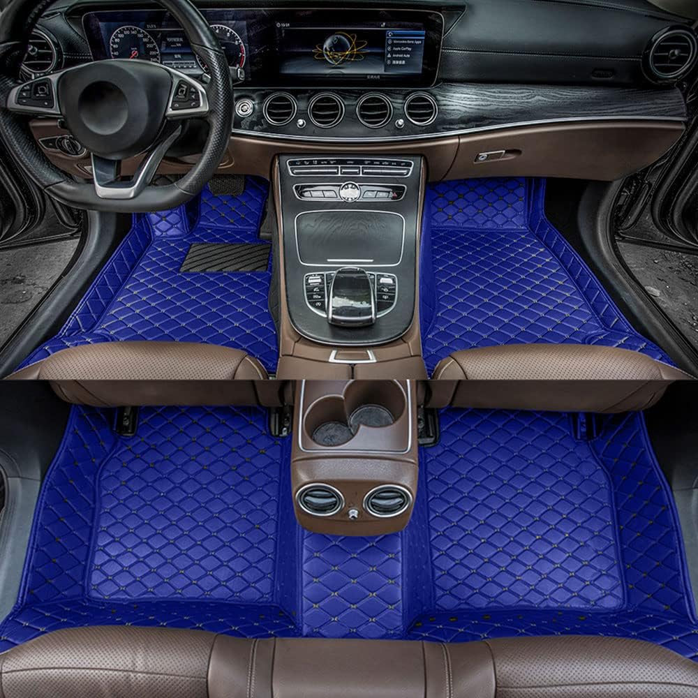 Car Floor Mats for Mazda CX-9 2007-2022 All Weather Non-Slip Leather Floor Liners S161753