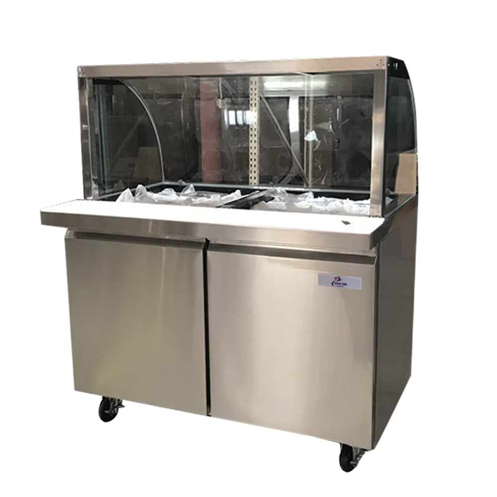 48" Commercial Cold Table Refrigerator 18 Pans U6046