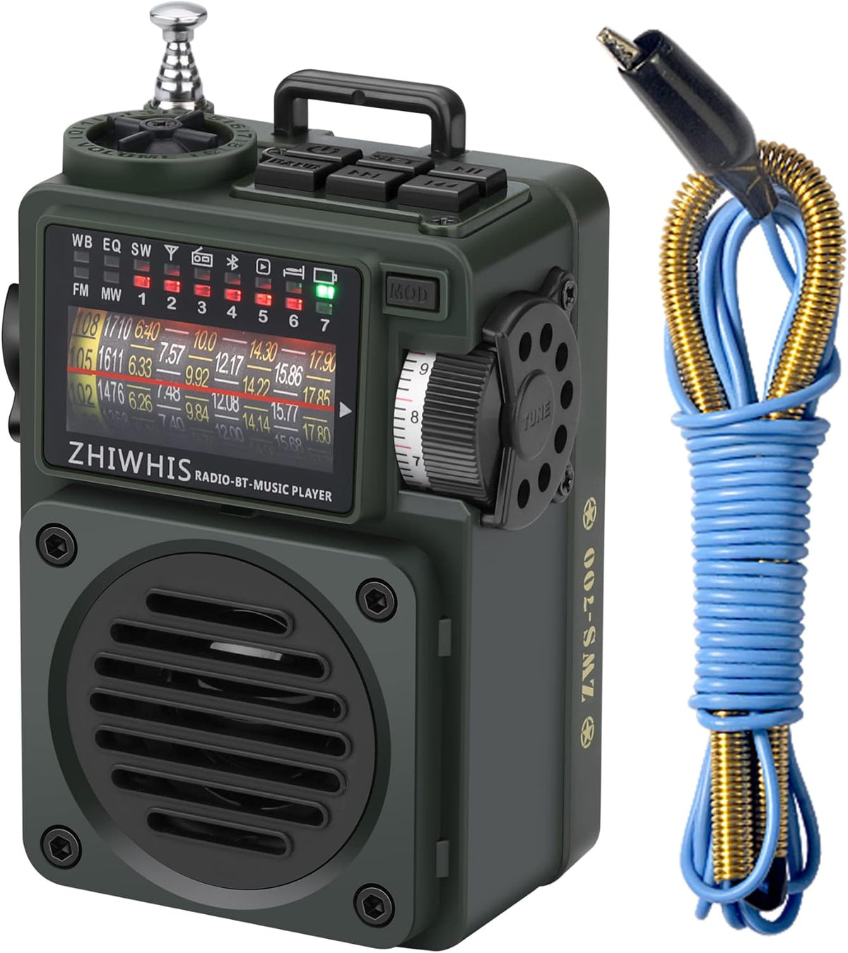 Bluetooth Speaker with AM FM Shortwave Radio Q644