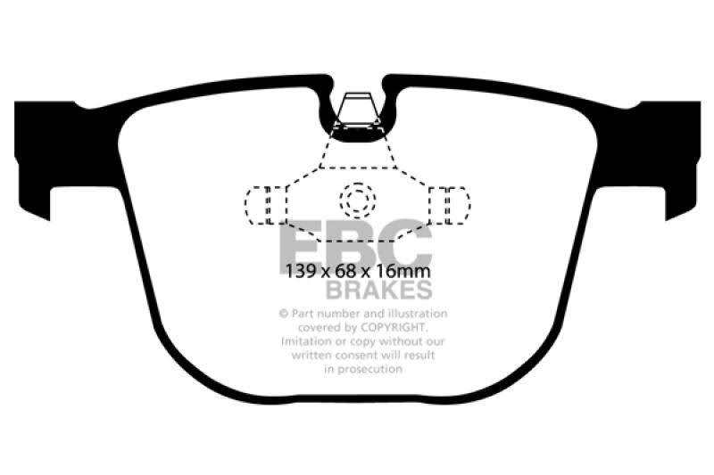 Yellowstuff Rear Brake Pads D2703