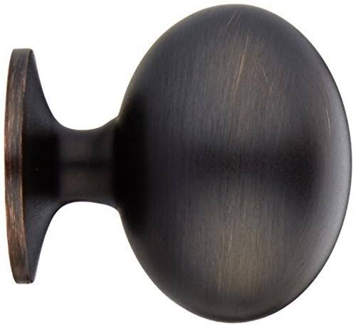 Oil Rubbed Bronze Oval Cabinet Knob L49310