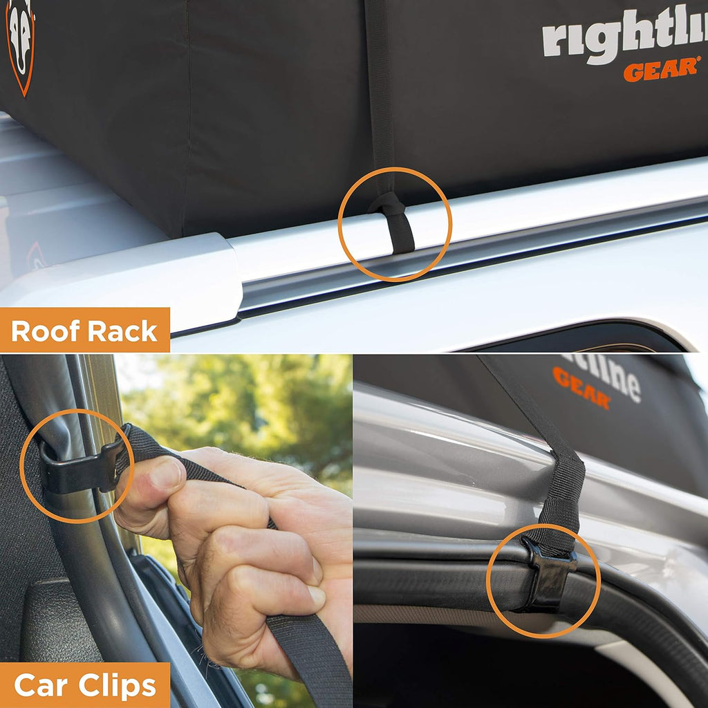 Car Top Carrier, 15 cu ft, Weatherproof X7496