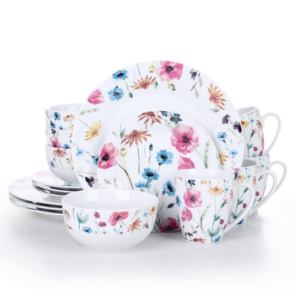 30 Piece Dinnerware Set, Service for 6 V1262