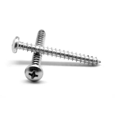 Sheet Metal Screw Phillips Pan Head Type AB Low Carbon Steel Zinc Plated Pk 1700 Z503