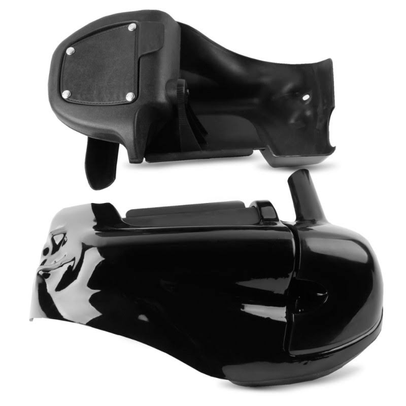 Black Lower Vented Leg Fairing for Harley Davidson Touring 1983-2013 P85679