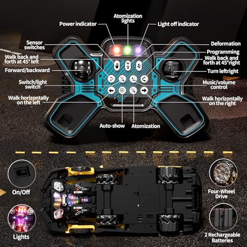 Big Size Transform RC Car with 2.4GHz Gesture Sensing E333476