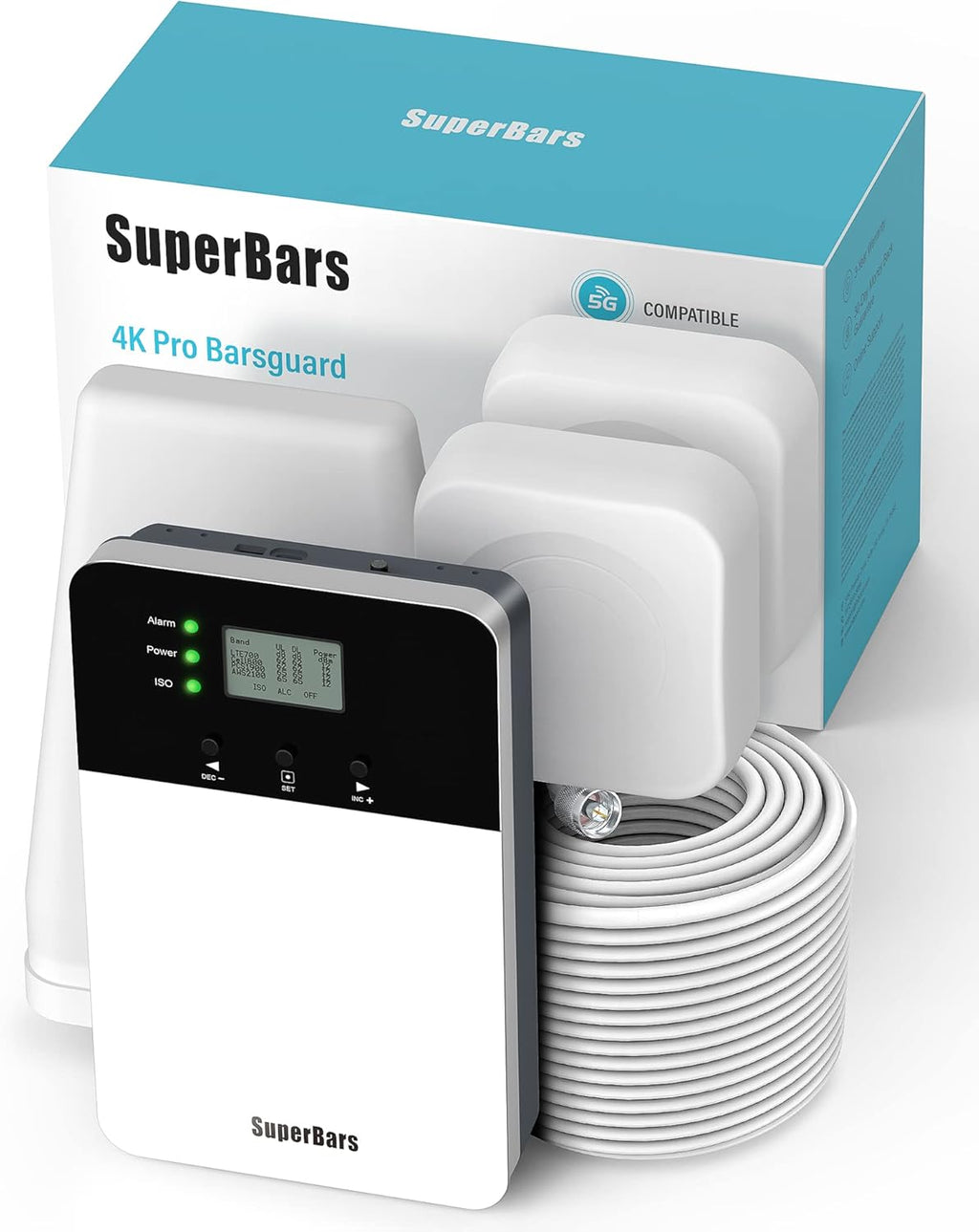 RV Cell Phone Booster and Signal Amplifier with Bendable Antenna Q330169