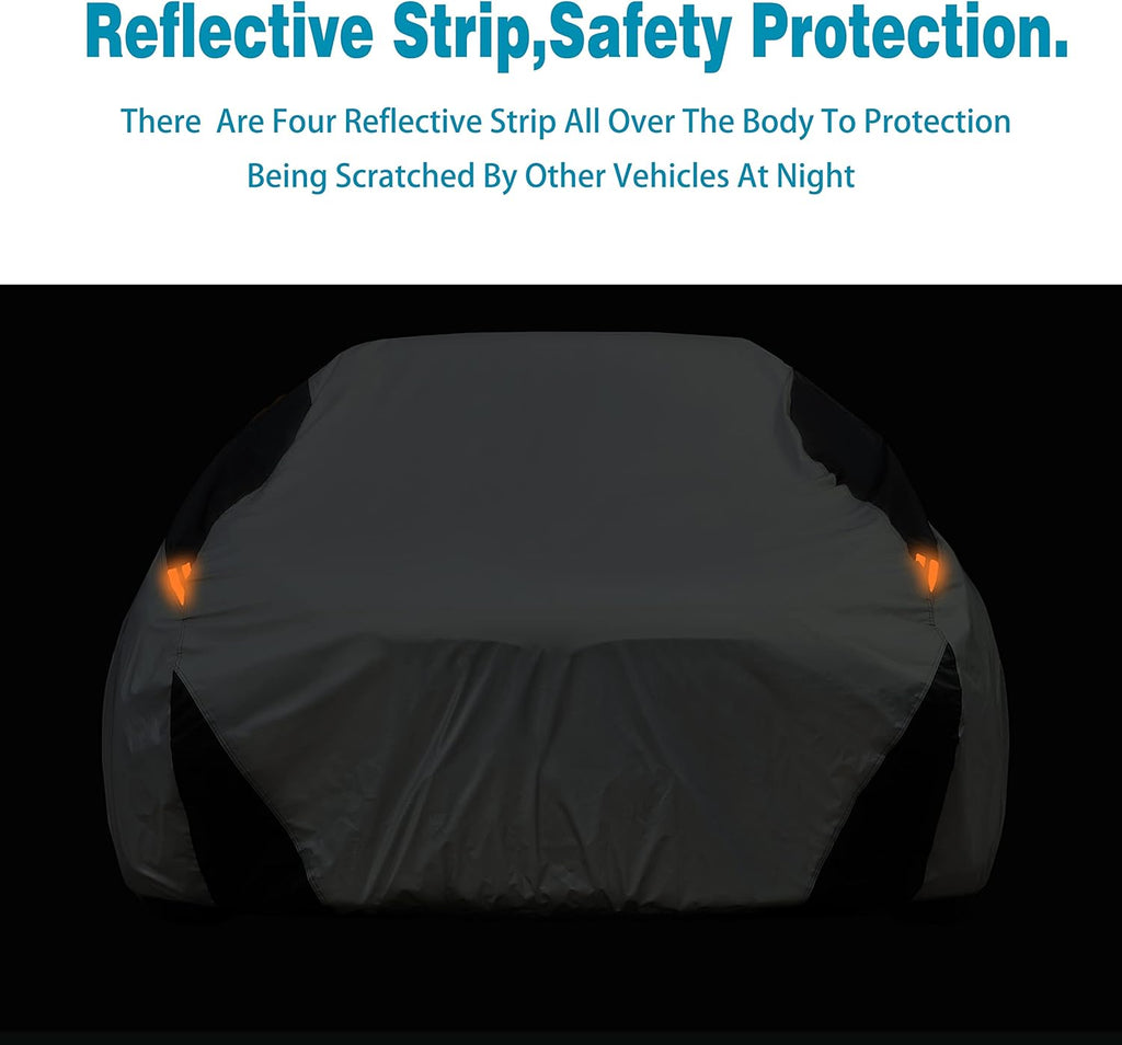 6 Layers Cotton Car Cover for Sedan Up to 177 M J679153