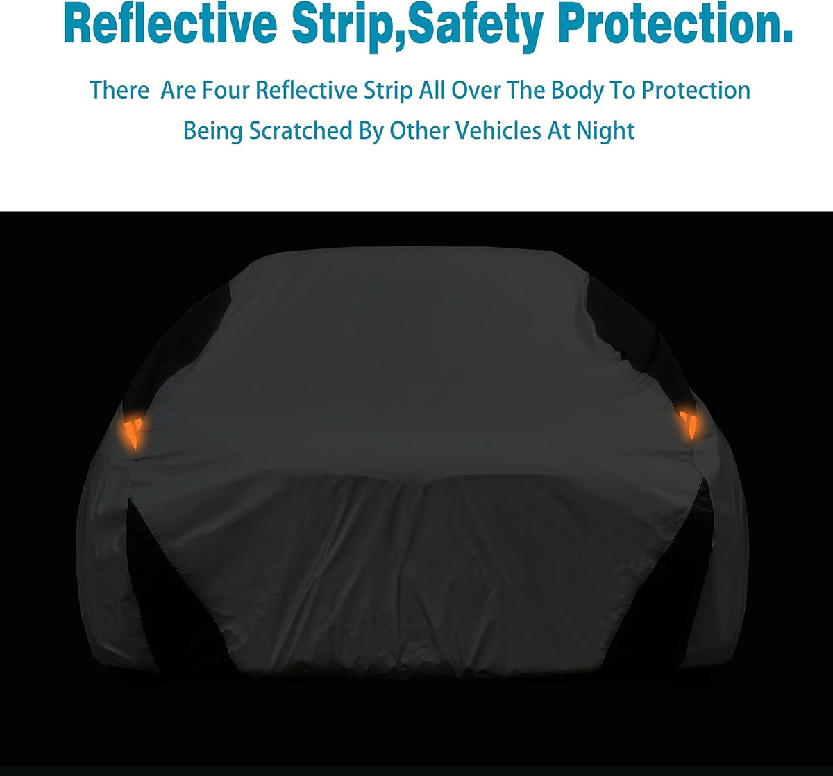 6 Layers Cotton Car Cover for Sedan Up to 177 M J679153