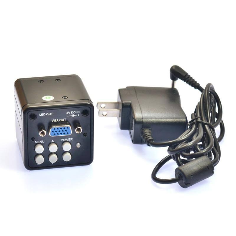 2.0mp HD Industry Microscope Camera Set with C-Mount Lens Stand Holder 40 LED Light H6123