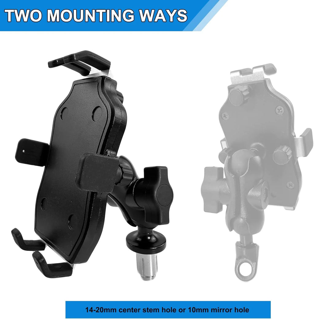 Motorcycle Phone Mount Fork Stem Holder W63274