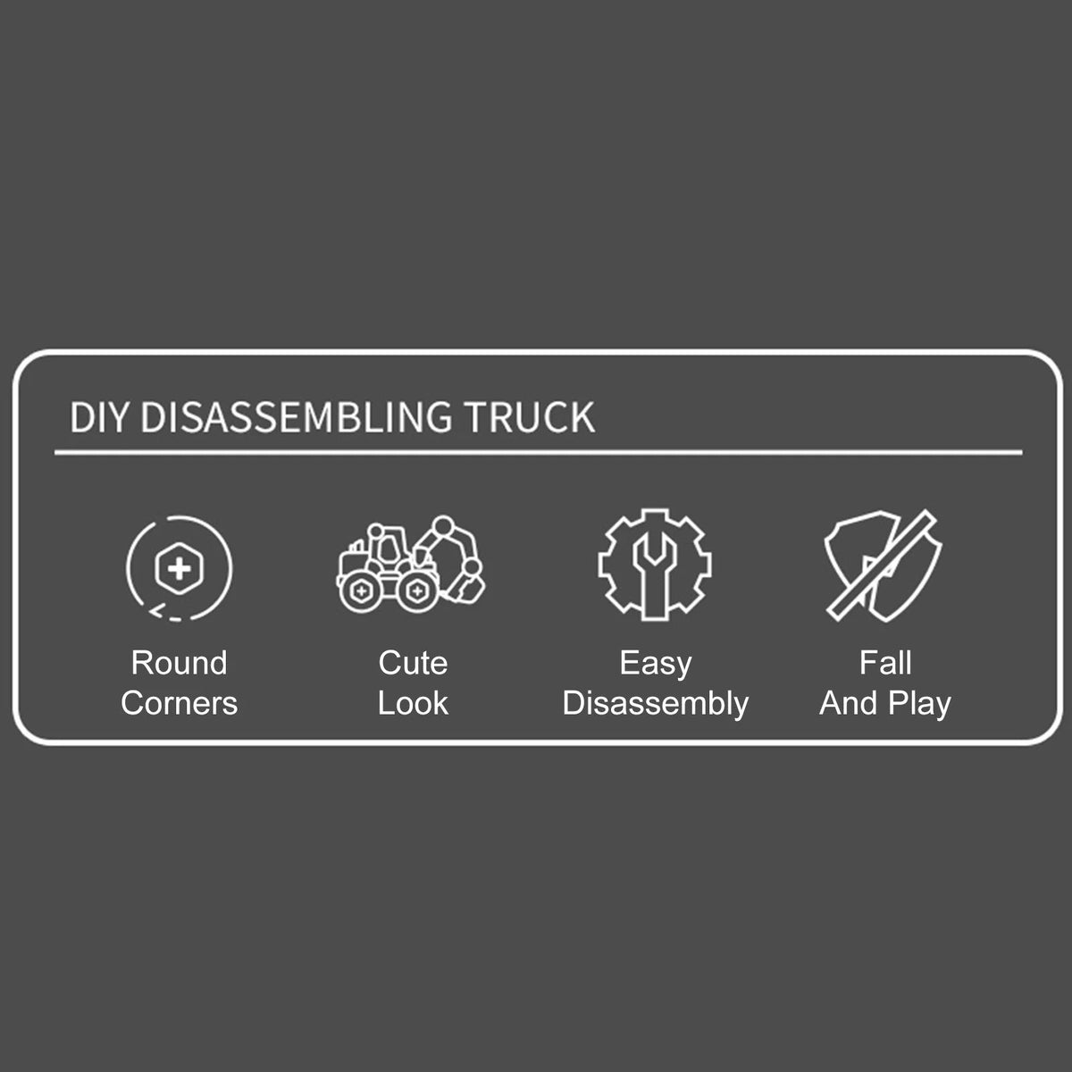 DIY Nut Building Construction Toy Excavator V317