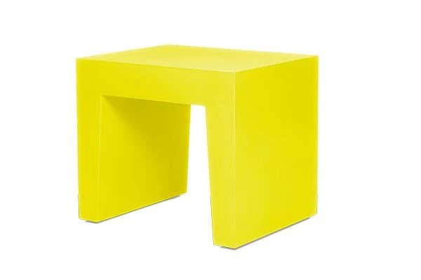 White Concrete Seat W287465