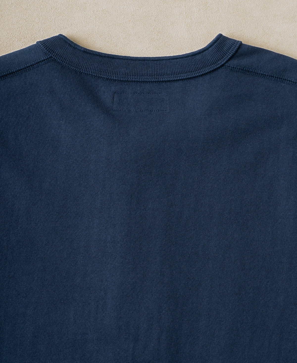 Heavyweight Cotton Tubular Short-Sleeve Henley Shirt