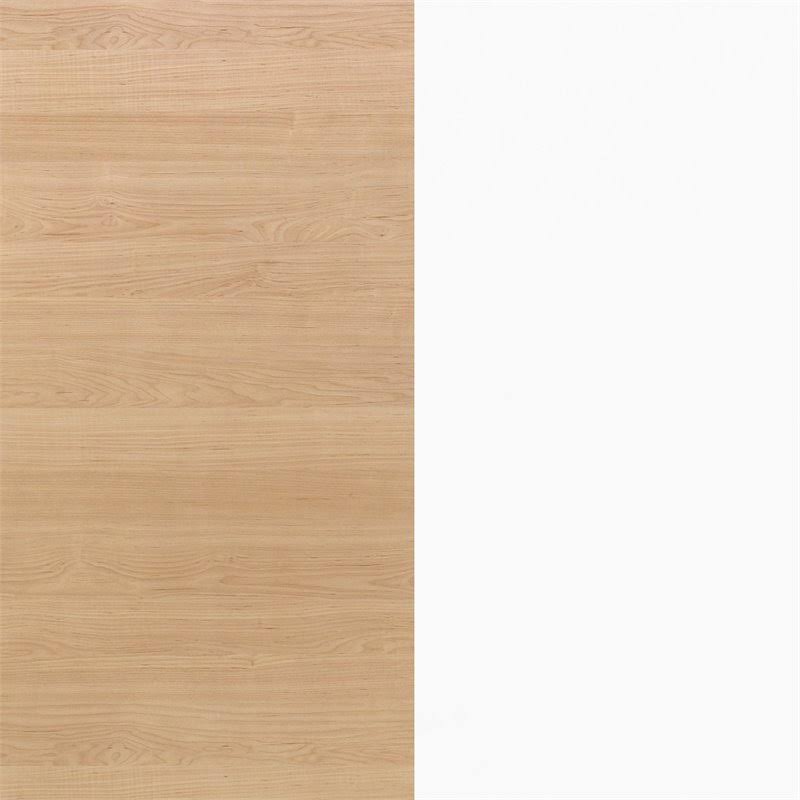 Natural Maple White Queen Size Bedroom Set R759245