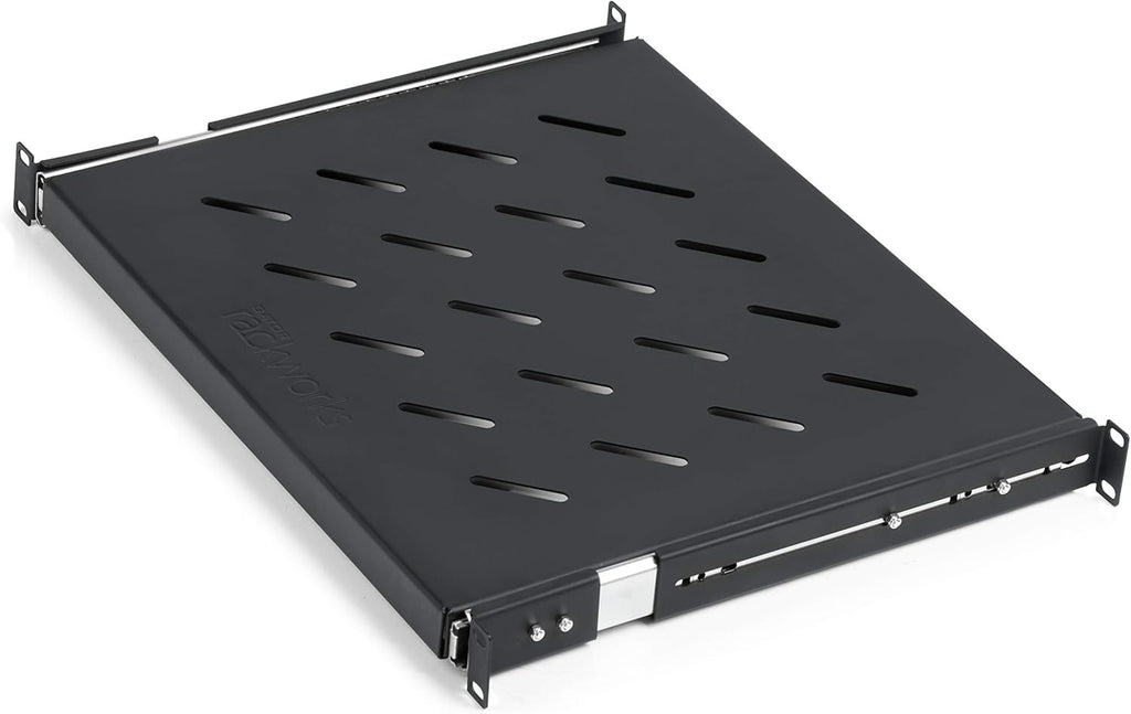 1U Vented Rack Mount Accessory Shelf Pack of 2 Y983