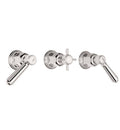 French Gold 3 Handle Tub and Shower Trim T288907