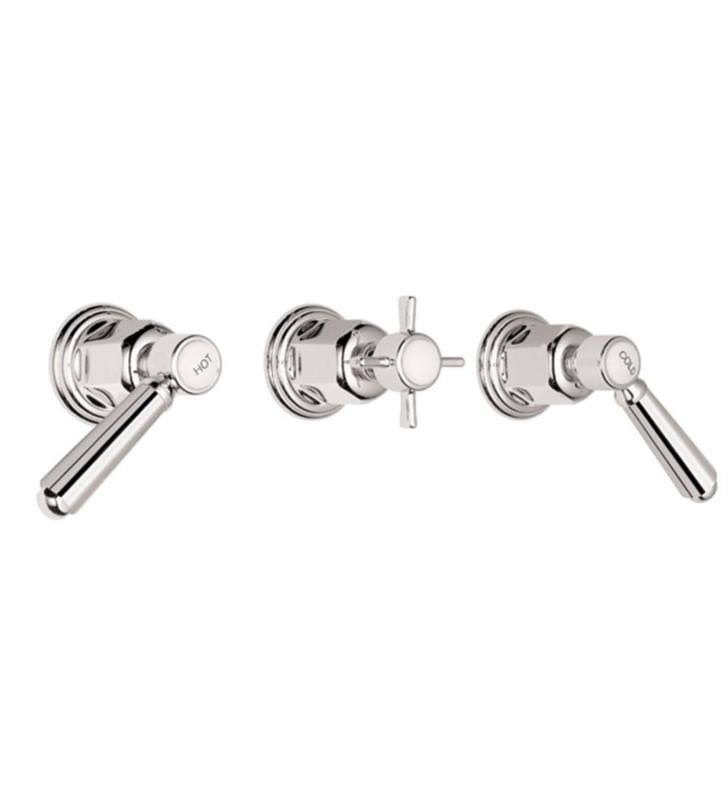 French Gold 3 Handle Tub and Shower Trim T288907