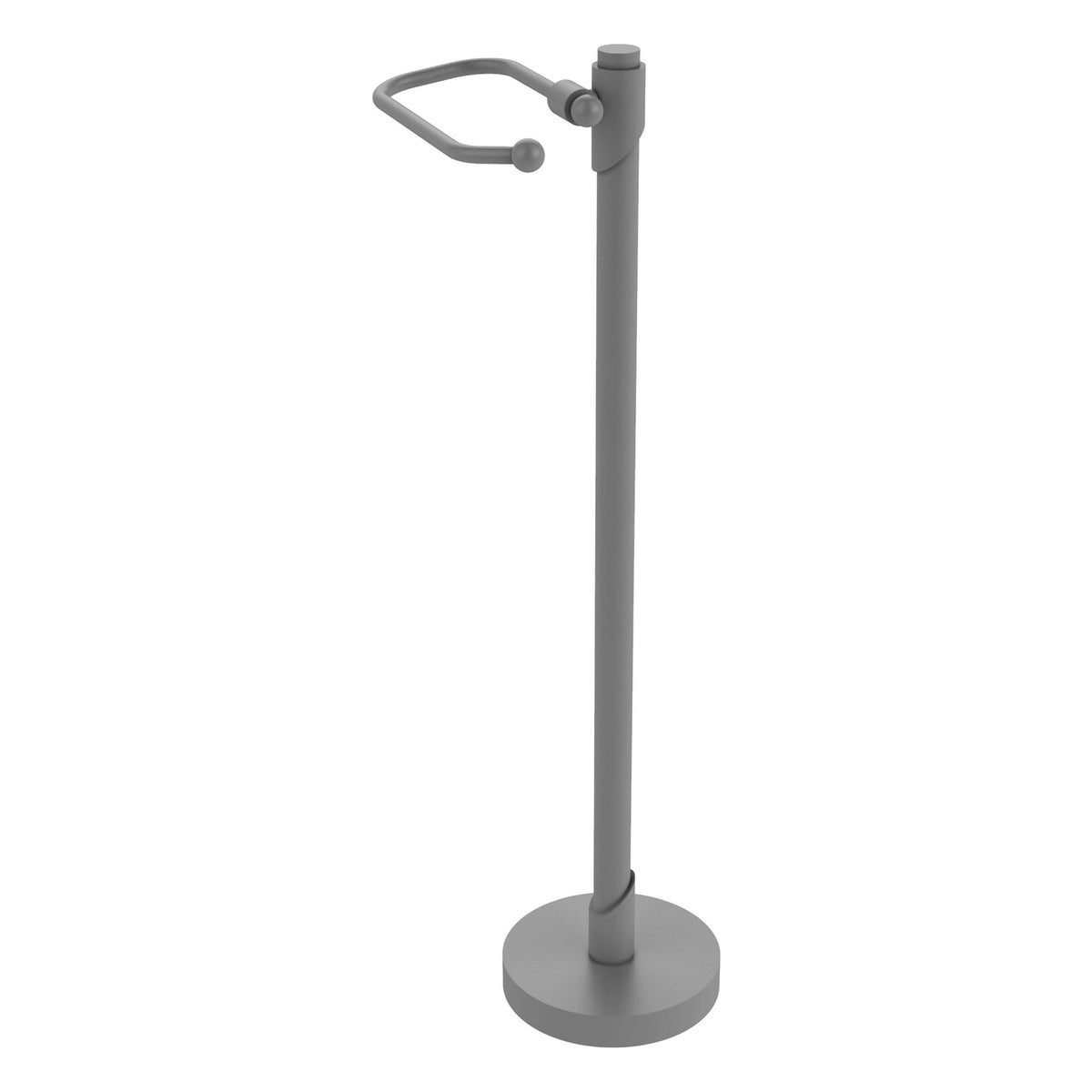 Matte Gray Free Standing Toilet Tissue Holder C20065