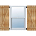 Rough Sawn Western Red Cedar Board-n-Batten Shutters Q686
