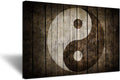 Black and White Yin Yang Symbol Canvas Print 24x36 R7690