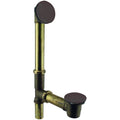 Oil Rubbed Bronze European Tip-Toe Bath Waste with Hidden Overflow H7719