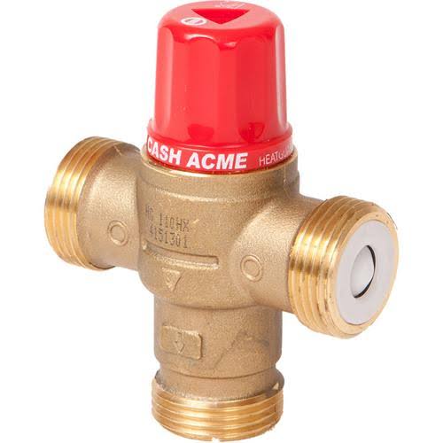 1x22 Thermostatic Mixing Valve with Sweat Connections & Integral Checks M434837