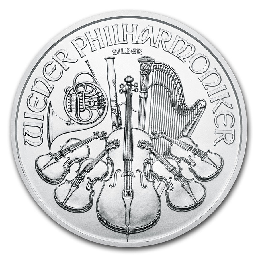 1 oz Silver Philharmonic 20-Coin Tube T729