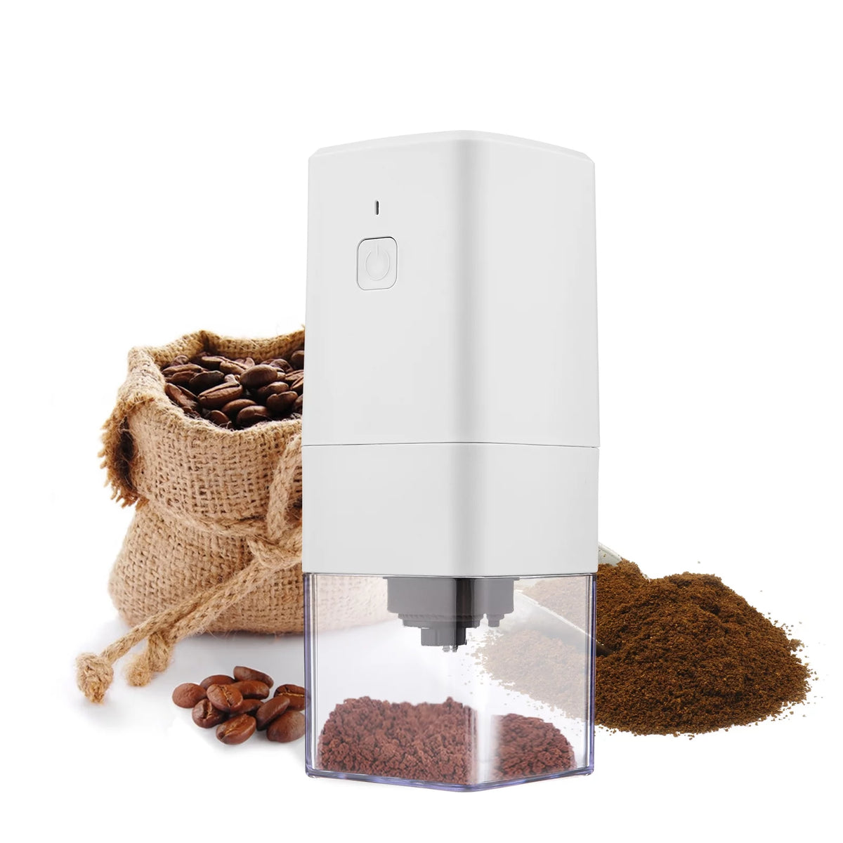 White Electric Coffee Grinder R7886