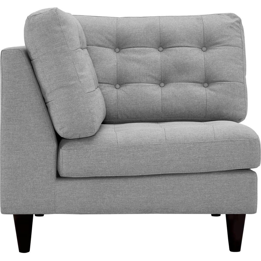 Grey Fabric Corner Sofa Chair H615475