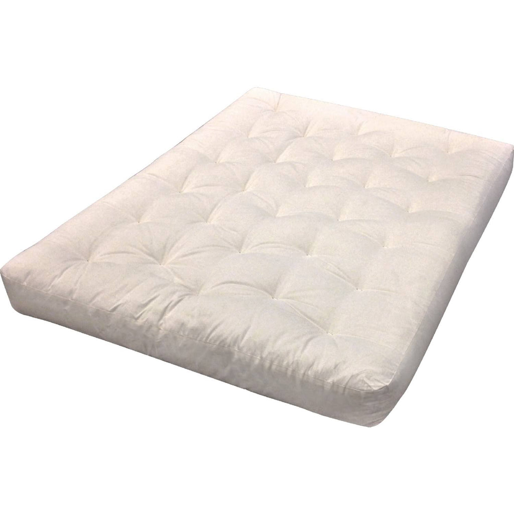Natural Cotton Queen Futon Mattress W9411