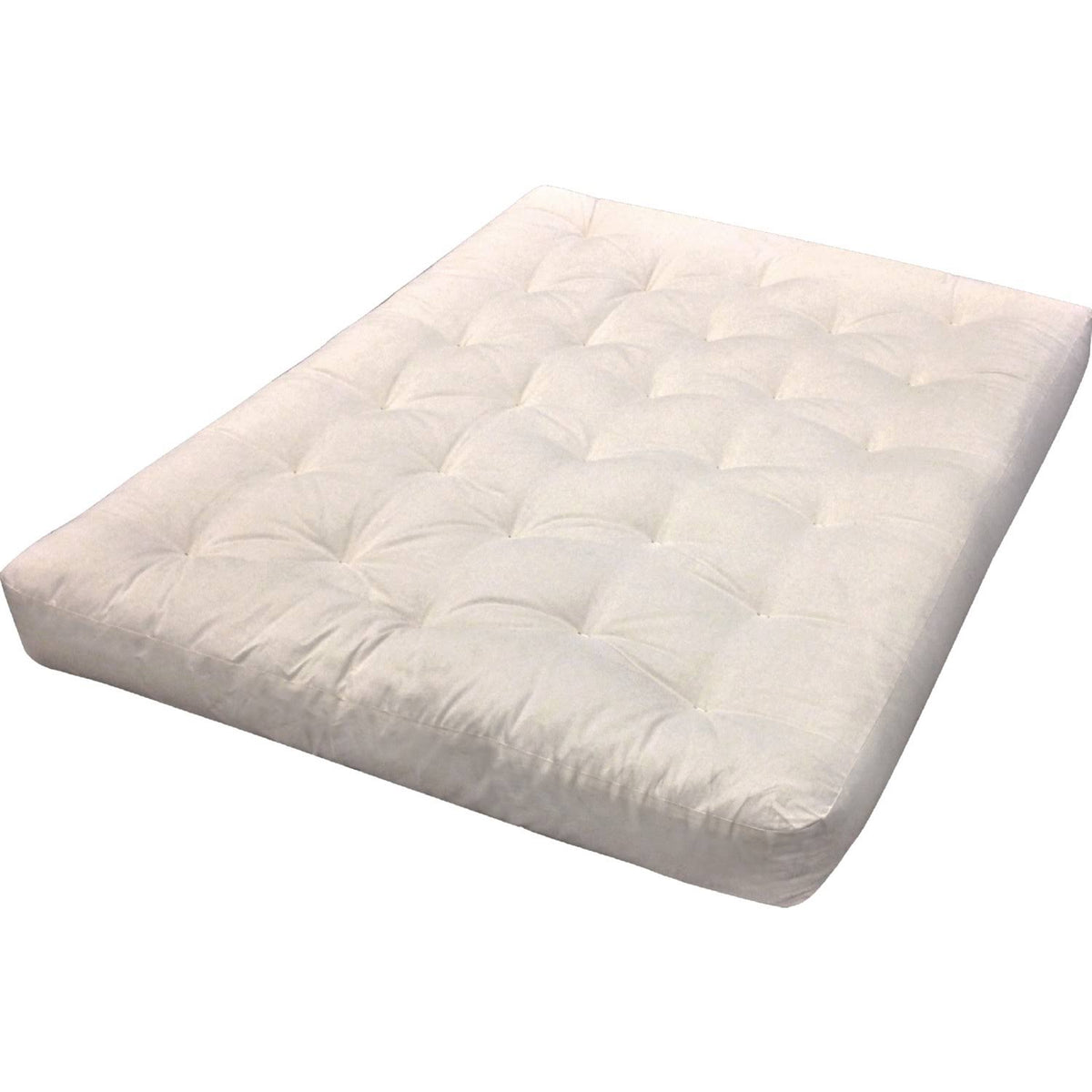 Natural Cotton Queen Futon Mattress W9411