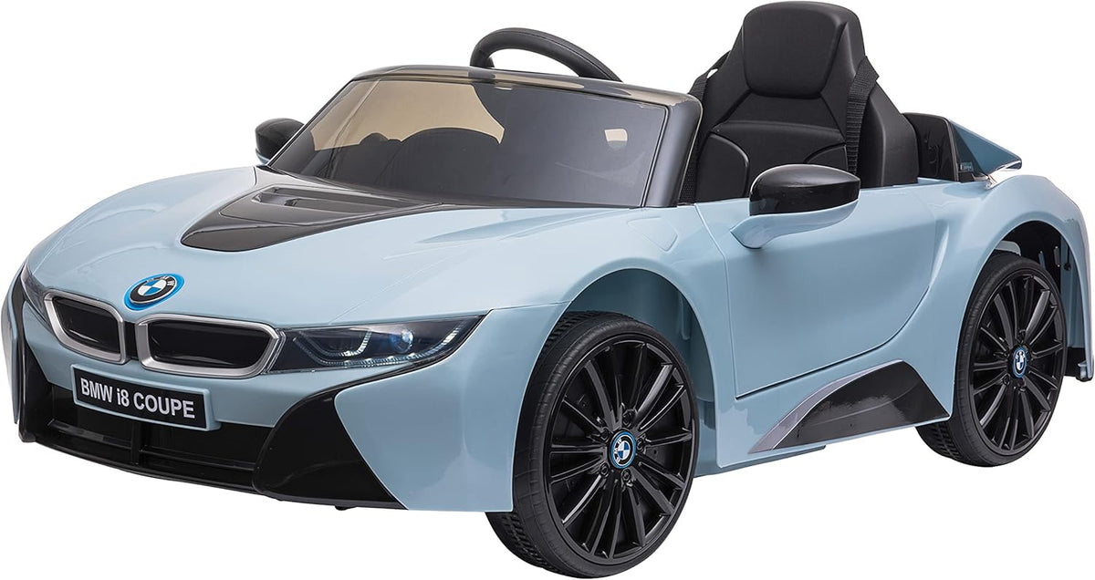 Blue BMW I8 Coupe Electric Kids Ride-On Car 6V Battery Powered Toy with Remote Control Y200277