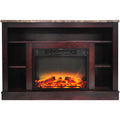 Mahogany Mantel Electric Fireplace R699513