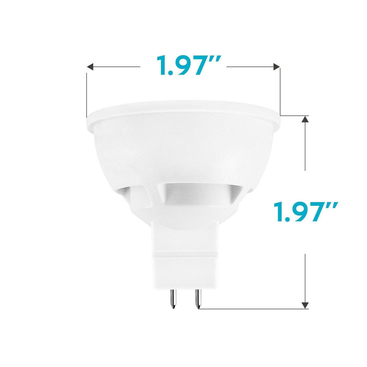MR16 LED Bulb 6.5W 12V 3000K Dimmable GU5.3 Spotlight M2152