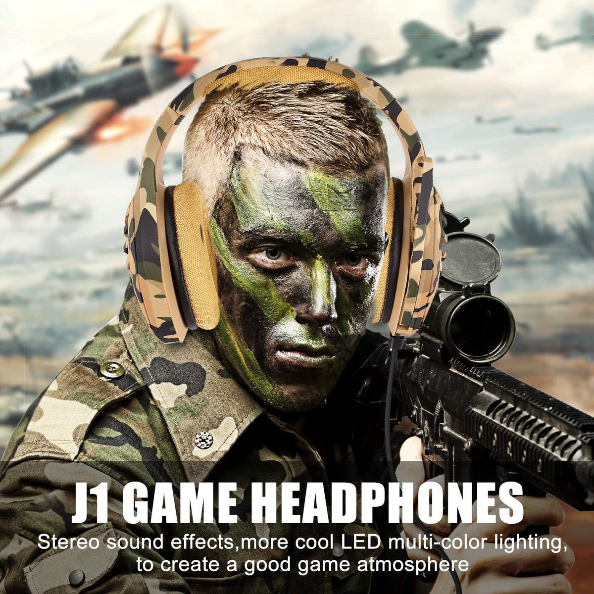 Wired Gaming Headset (Yellow) B2520