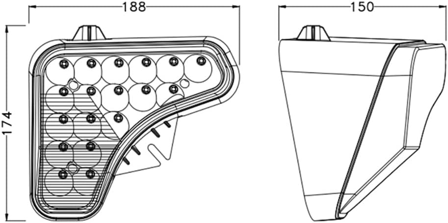 Left-Hand & Right Hand LED Headlight Z952