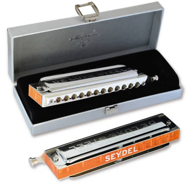 Chromatic Deluxe Steel Solo Harmonica Low F I62372