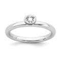 White Topaz Ring Q9904