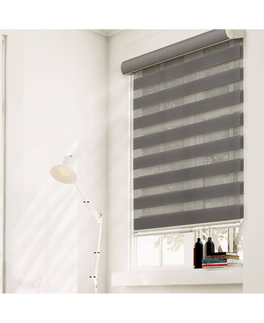 Zebra Roller Shades, 66 inch x 72 inch D4306