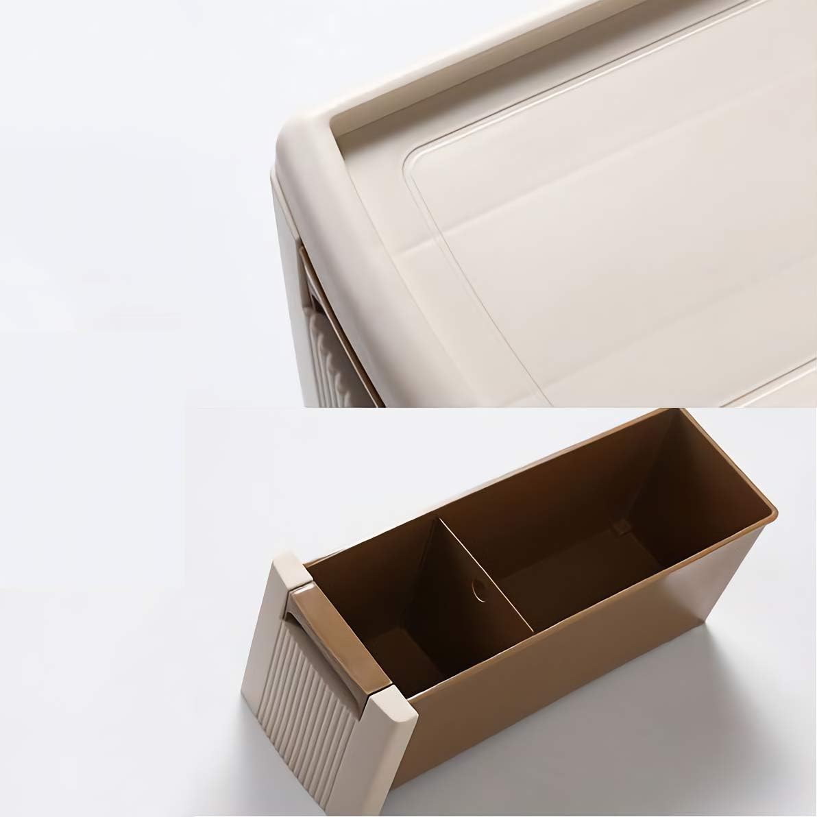 5 Storage Drawers Rolling Cart Organizer Plastic Unit on Wheels Narrow Slim Cabinet 17.7 x 7 x 38.8 Inches S971