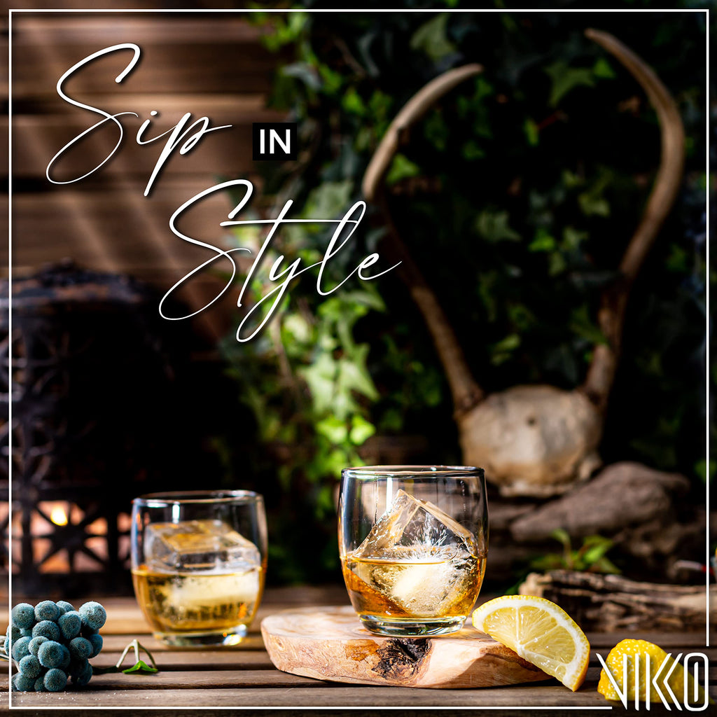 8.3 Ounce Clear Glass Tumblers Set of Six A74461