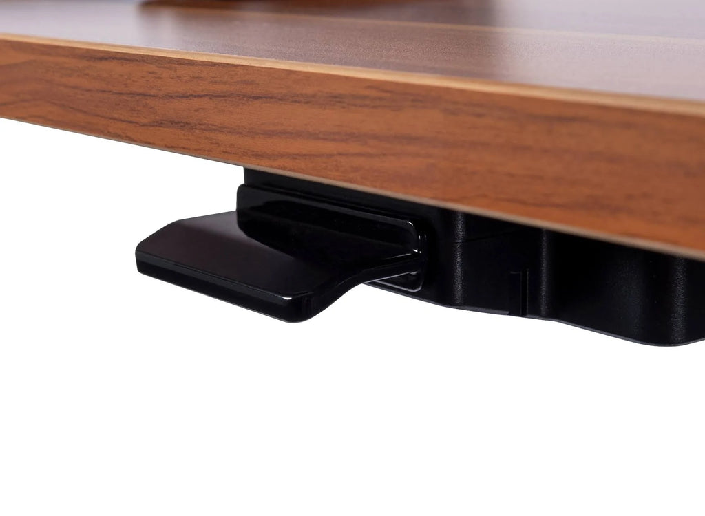 Electric Adjustable Height Standing Desk, Size: 60, Brown E174434