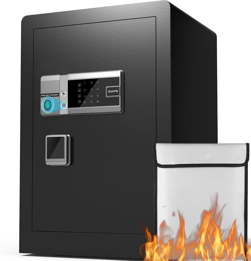 Fireproof Safe Box 2.2 Cubic Feet with Programmable Keypad R759