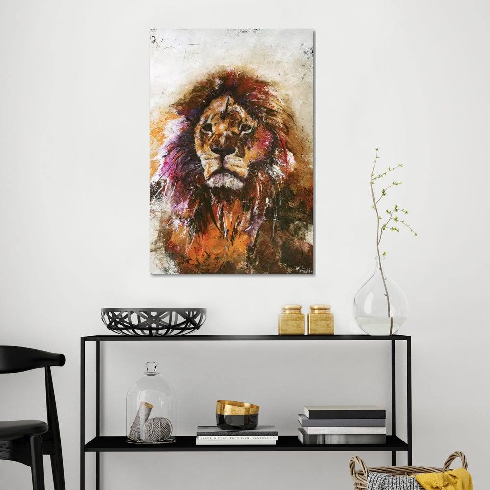 Tiger Vision Print Canvas Art O646