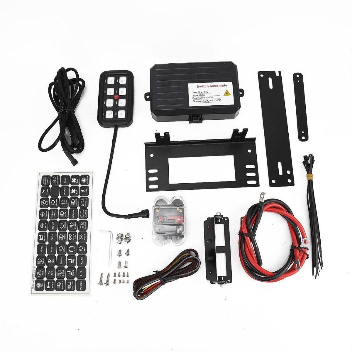 8 Switch Panel Electronic Relay System O6021